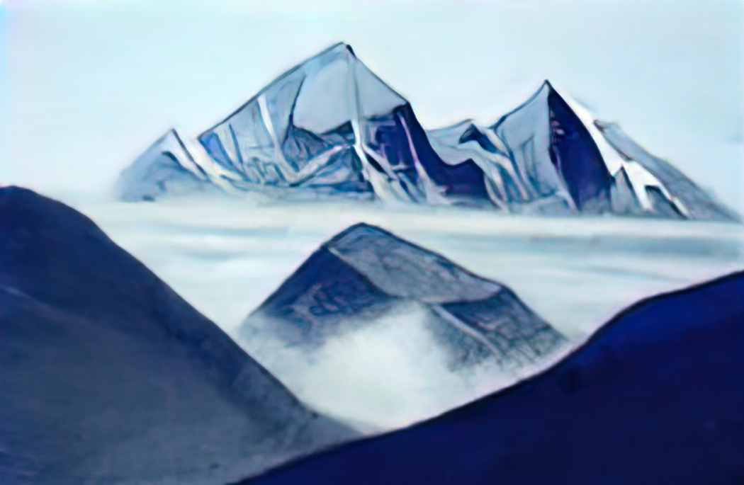 Nicholas Roerich himalayas 1941 3 Art A4 Photo Print