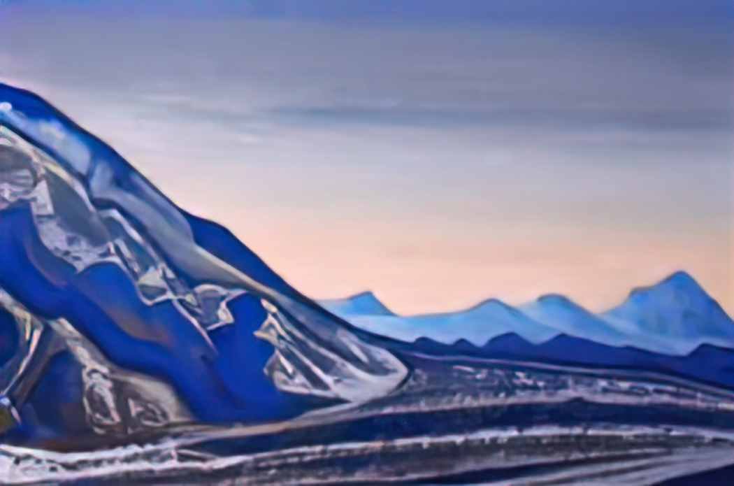 Nicholas Roerich himalayas 1941 4 Art A4 Photo Print