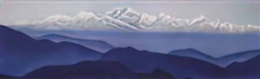 Nicholas Roerich himalayas 1941 Art A4 Photo Print