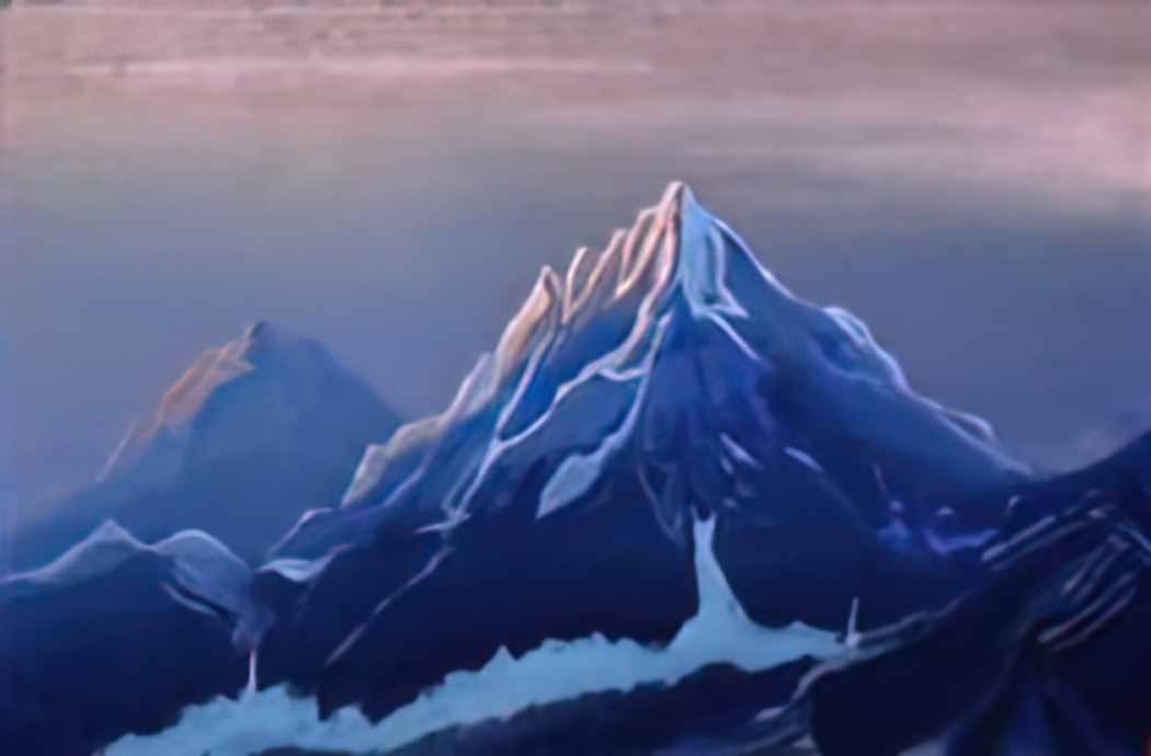Nicholas Roerich himalayas 1943 Art A4 Photo Print