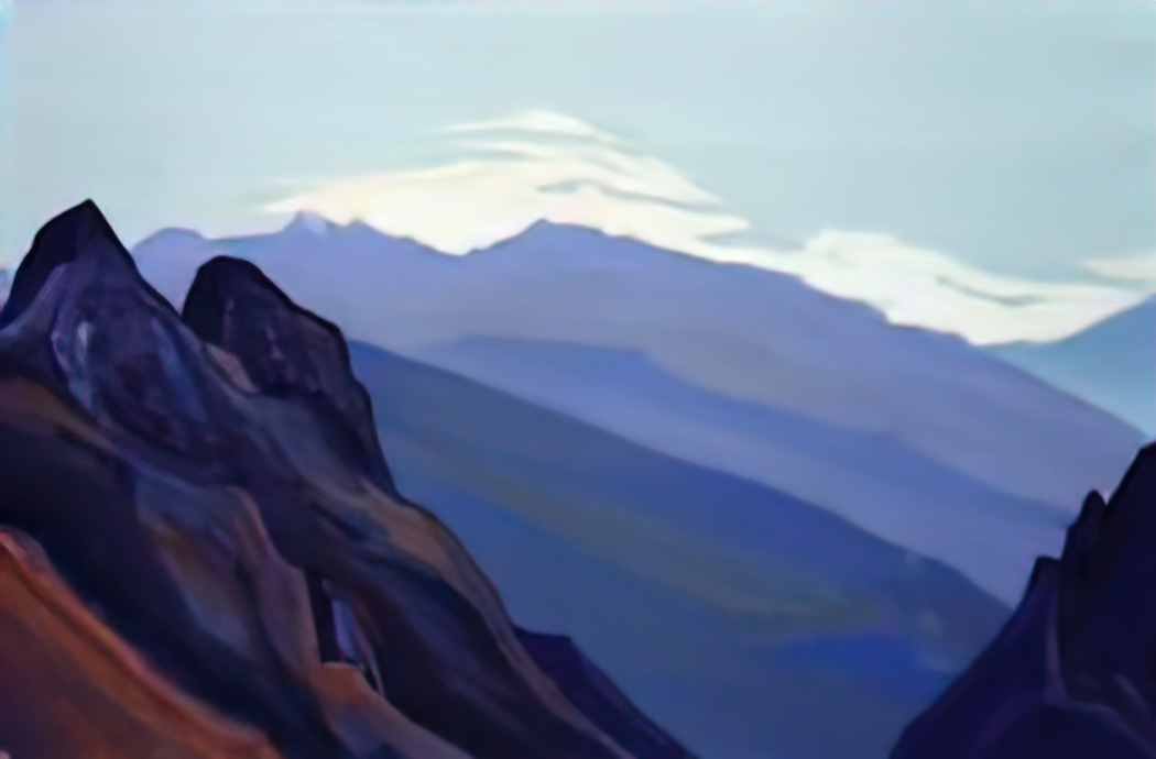 Nicholas Roerich himalayas 1945 1 Art A4 Photo Print