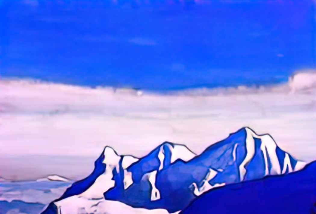 Nicholas Roerich himalayas 1945 2 Art A4 Photo Print