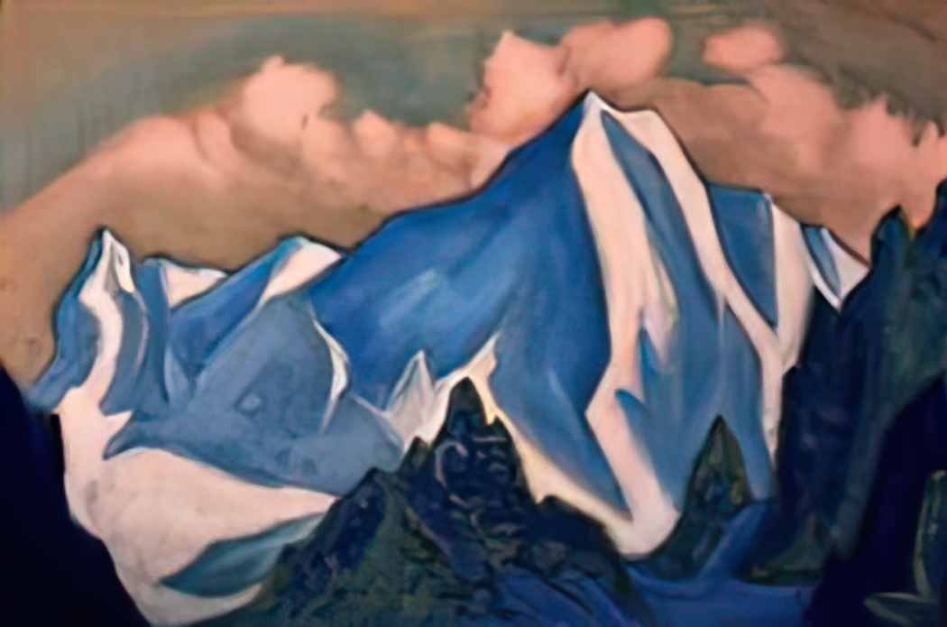 Nicholas Roerich himalayas 1946 Art A4 Photo Print