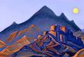 Nicholas Roerich himalayas 1947 3 Art A4 Photo Print