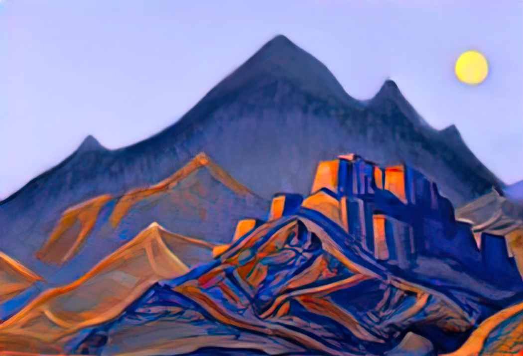 Nicholas Roerich himalayas 1947 3 Art A4 Photo Print