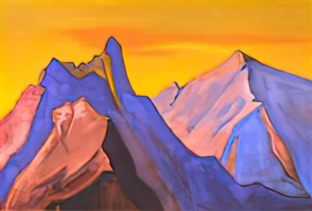 Nicholas Roerich himalayas 1947 5 Art A4 Photo Print