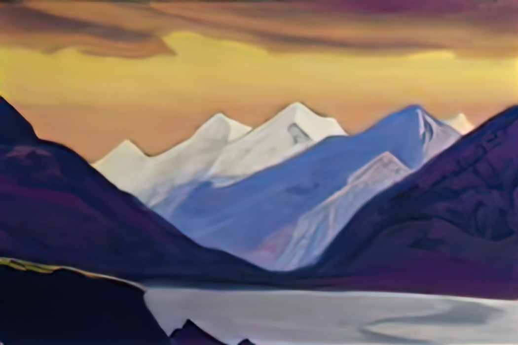 Nicholas Roerich himalayas 26 Art A4 Photo Print