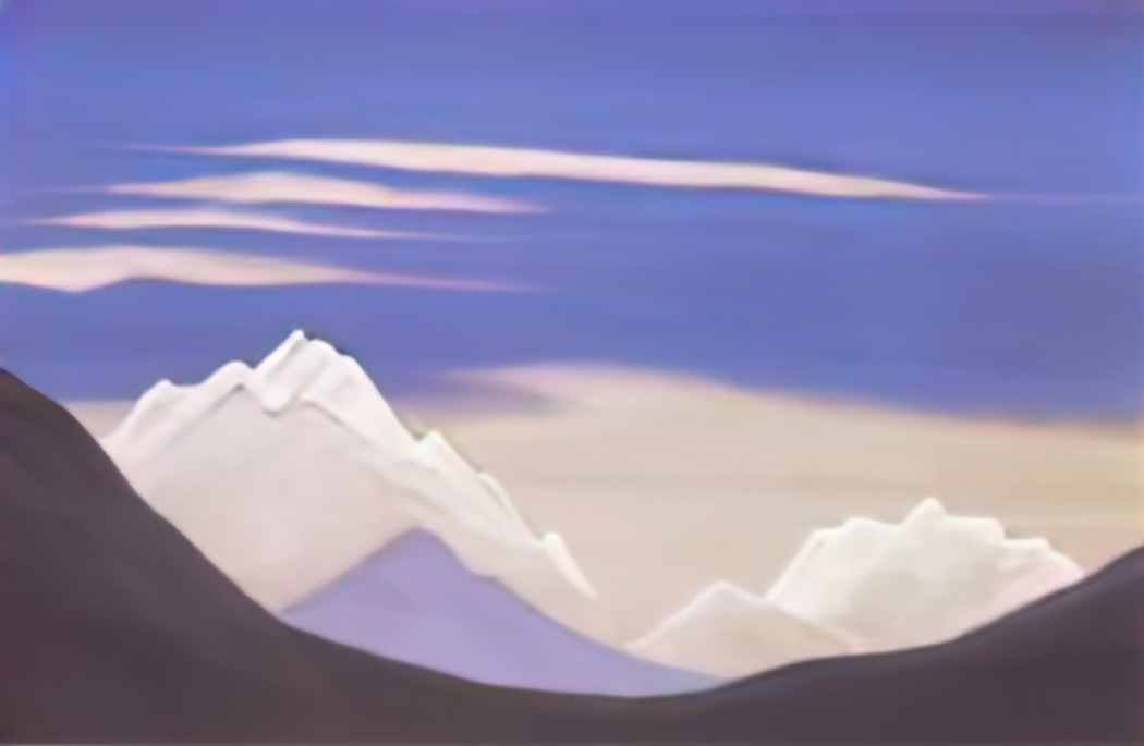 Nicholas Roerich himalayas 27 Art A4 Photo Print