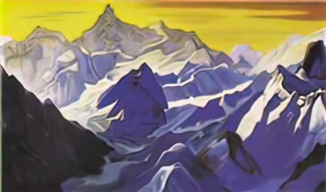 Nicholas Roerich himalayas 28 Art A4 Photo Print