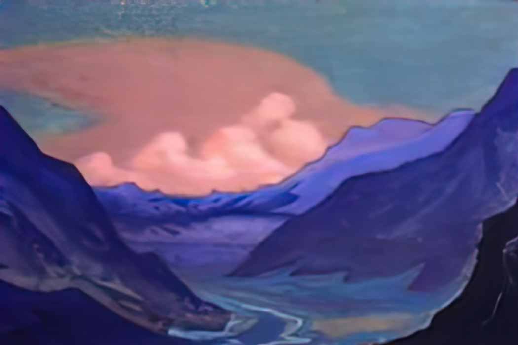Nicholas Roerich himalayas 3 Art A4 Photo Print