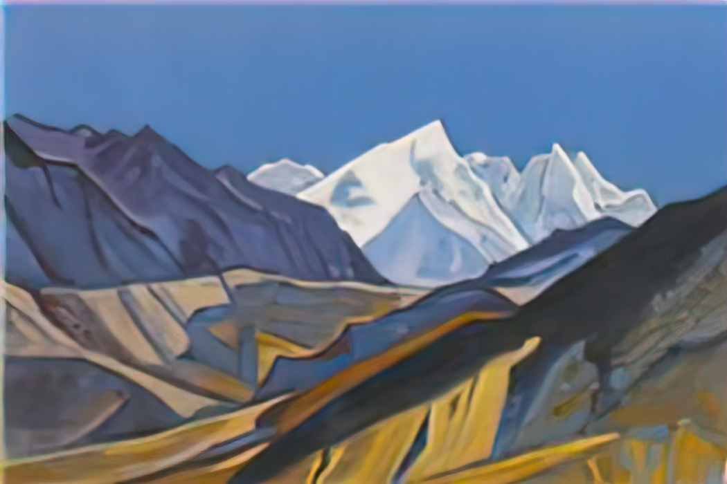 Nicholas Roerich himalayas 32 Art A4 Photo Print
