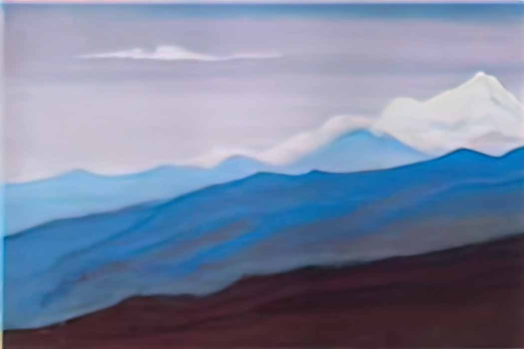 Nicholas Roerich himalayas 33 Art A4 Photo Print