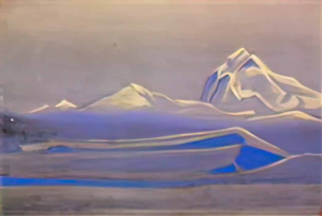 Nicholas Roerich himalayas 40 Art A4 Photo Print