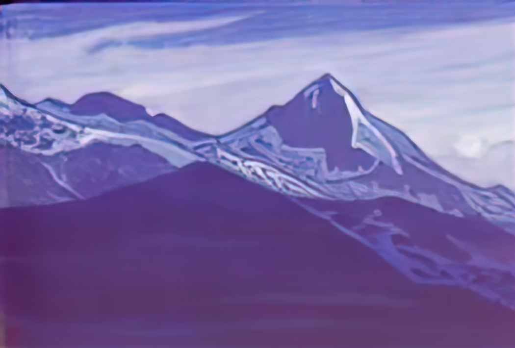 Nicholas Roerich himalayas 43 Art A4 Photo Print