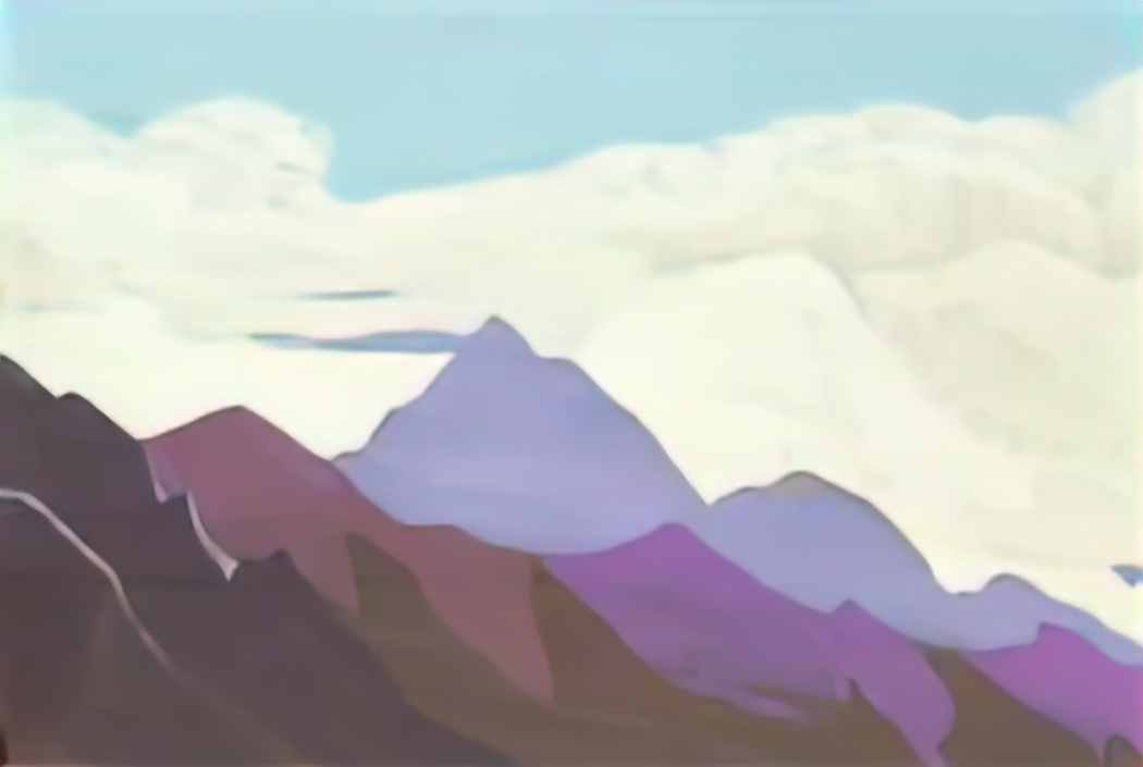 Nicholas Roerich himalayas 47 Art A4 Photo Print