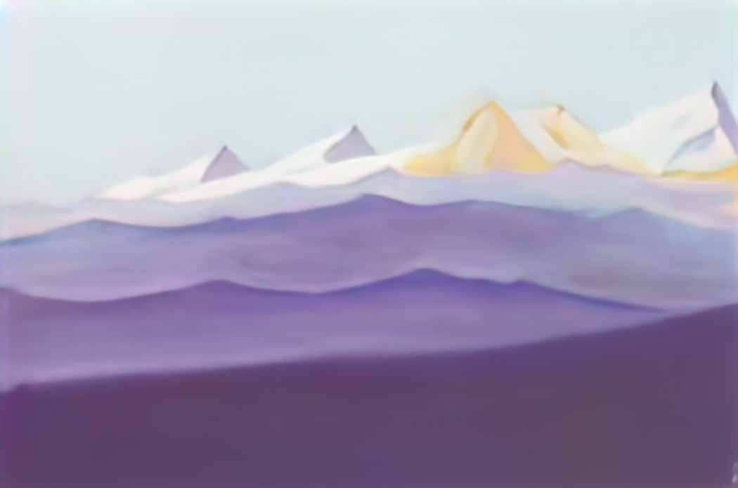 Nicholas Roerich himalayas 57 Art A4 Photo Print