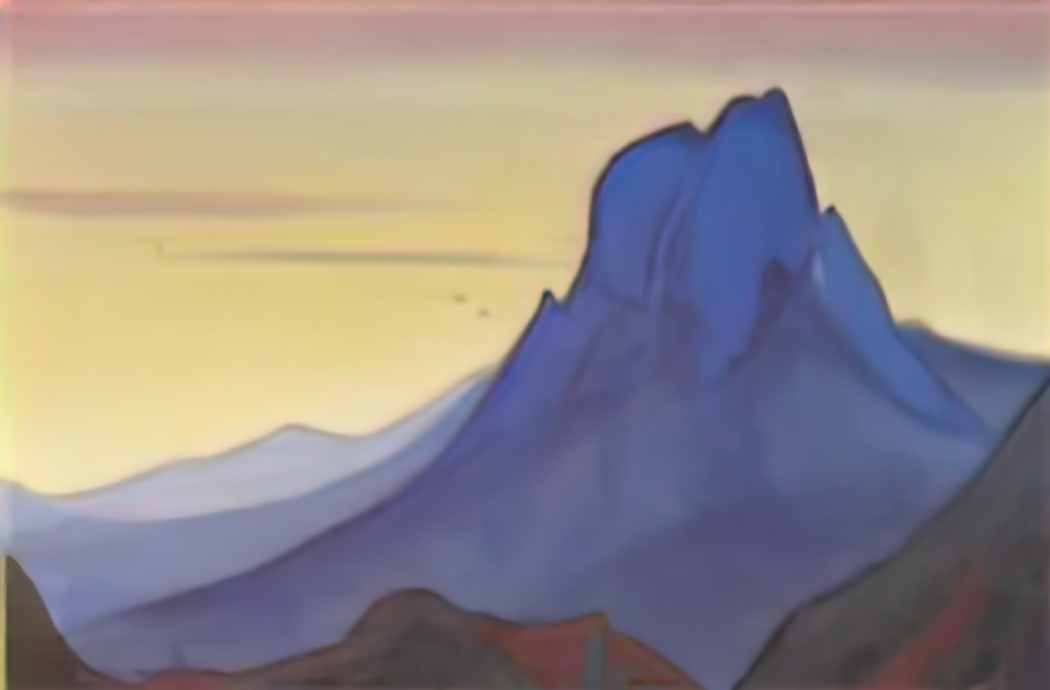 Nicholas Roerich himalayas 59 Art A4 Photo Print