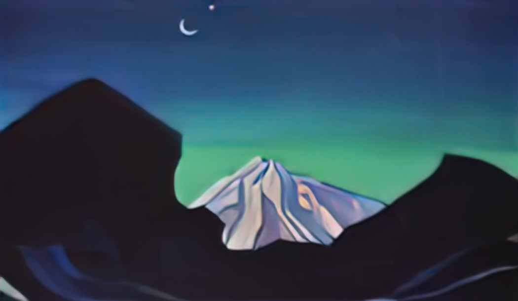 Nicholas Roerich himalayas 66 Art A4 Photo Print