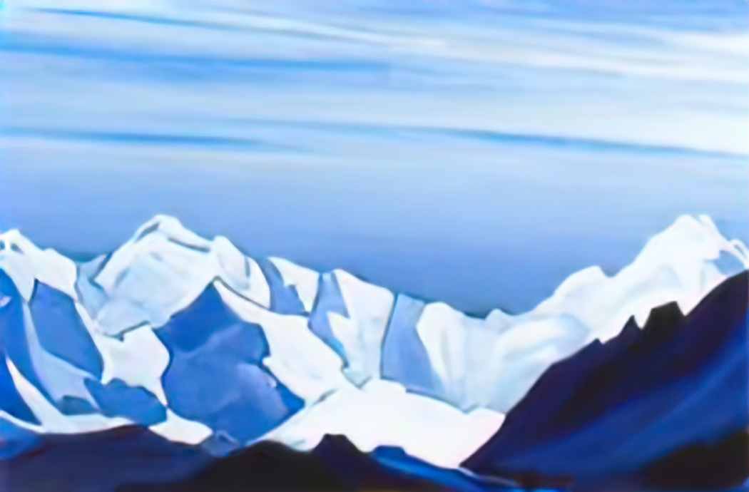 Nicholas Roerich himalayas 7 Art A4 Photo Print