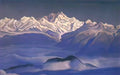 Nicholas Roerich himalayas blue mountains 1939 1 Art A4 Photo Print