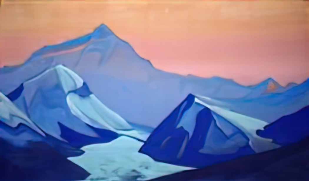 Nicholas Roerich himalayas everest 1938 Art A4 Photo Print