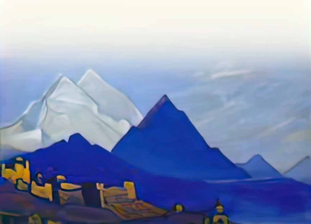 Nicholas Roerich himalayas ladakh Art A4 Photo Print
