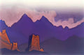 Nicholas Roerich himalayas monastery Art A4 Photo Print
