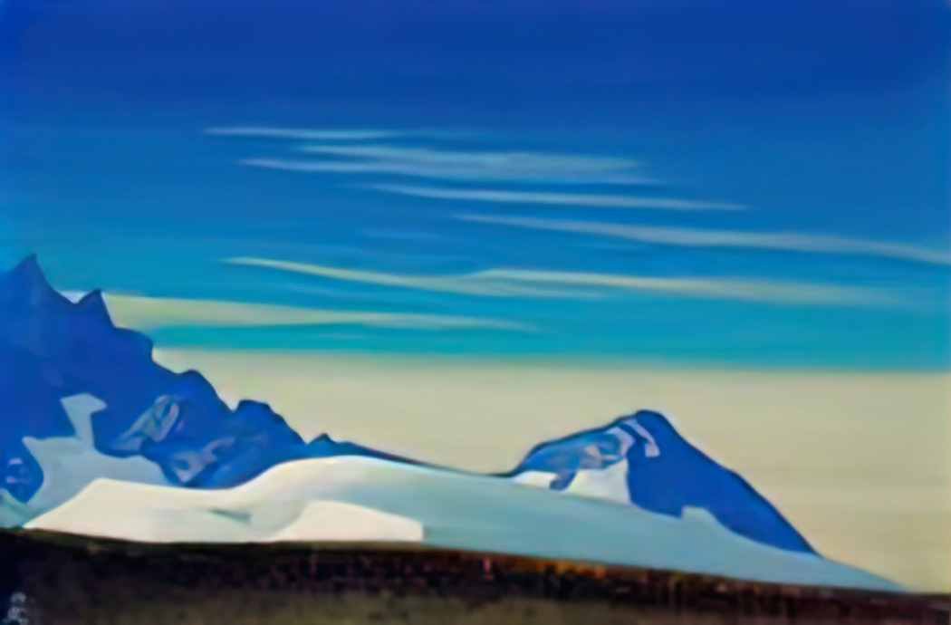 Nicholas Roerich himalayas morning 1938 Art A4 Photo Print