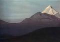 Nicholas Roerich himalayas pink peak Art A4 Photo Print