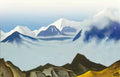 Nicholas Roerich himalayas ridge kanchendganga Art A4 Photo Print