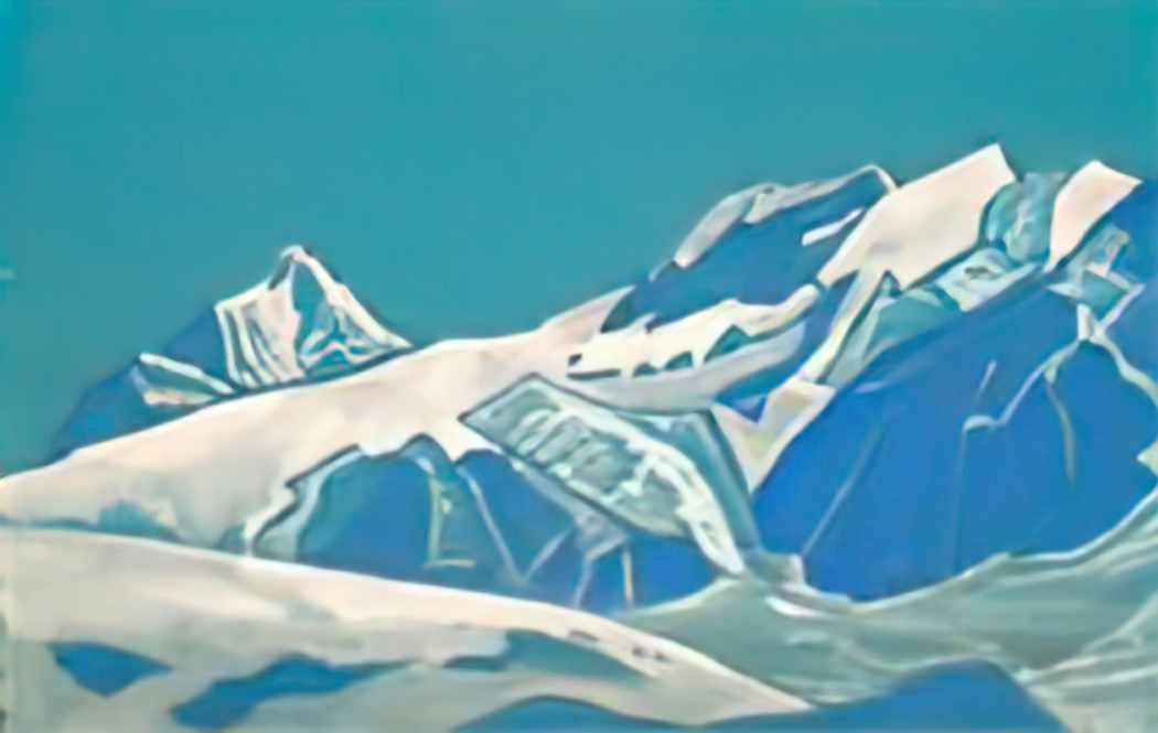Nicholas Roerich himalayas study 1 Art A4 Photo Print
