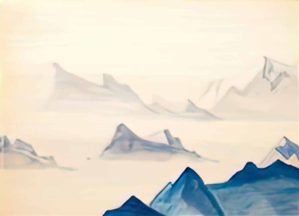 Nicholas Roerich himalayas study 5 Art A4 Photo Print