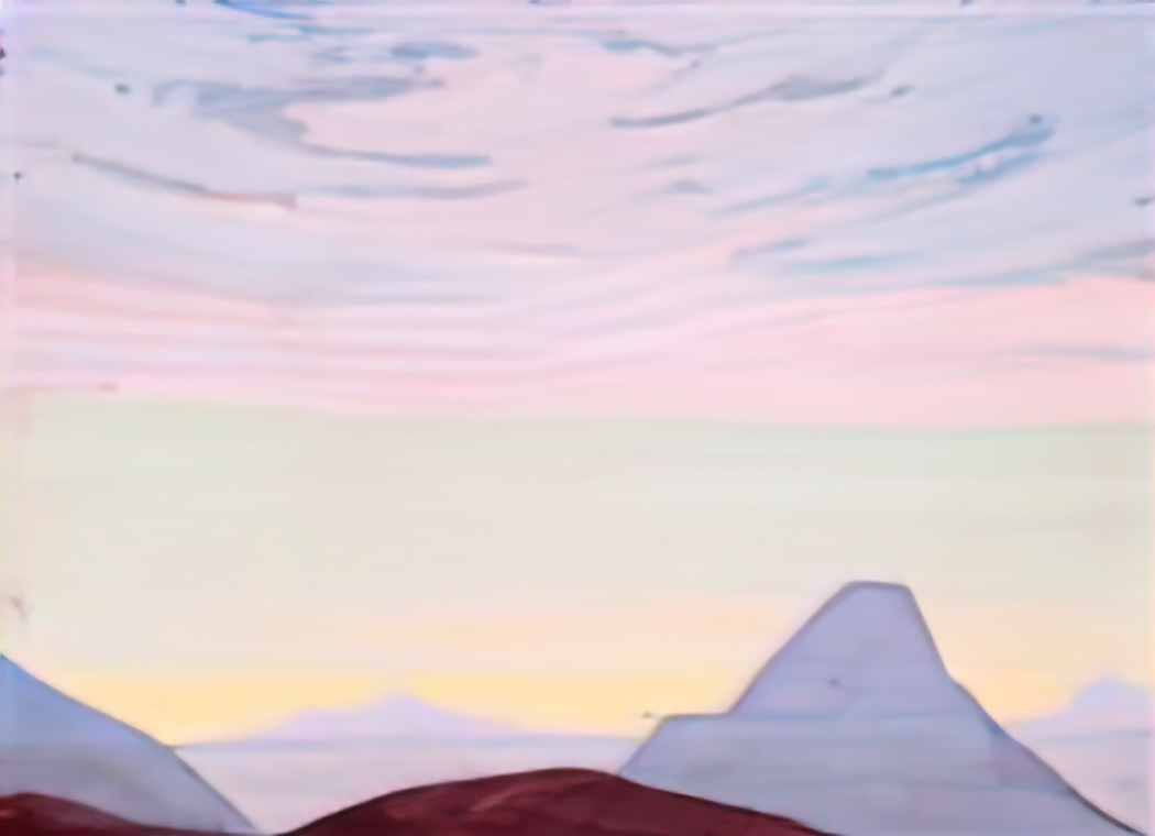 Nicholas Roerich himalayas study Art A4 Photo Print