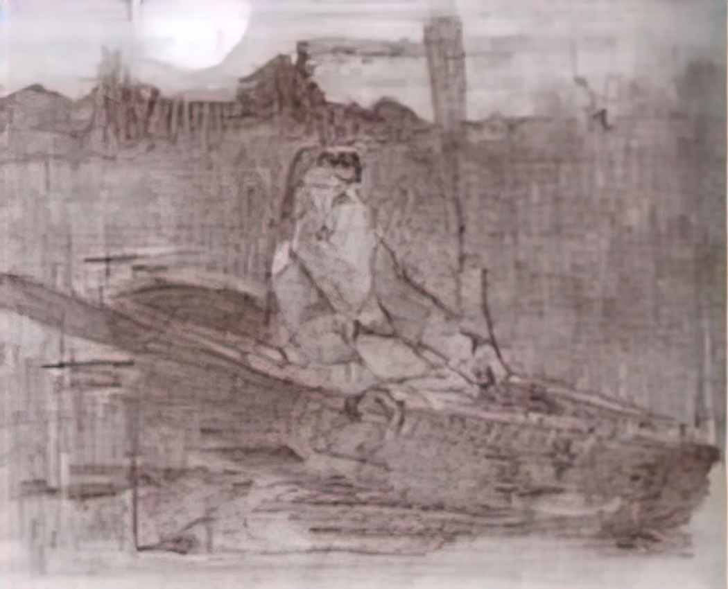Nicholas Roerich hunter on the boat Art A4 Photo Print