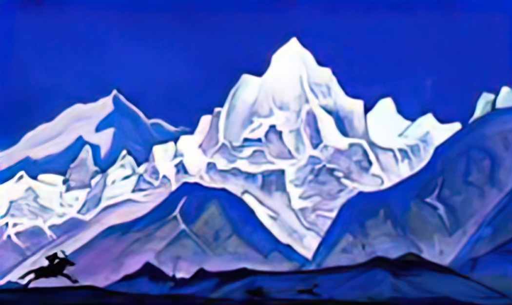 Nicholas Roerich hunting 1937 Art A4 Photo Print