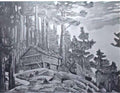 Nicholas Roerich hut in the forest 1912 Art A4 Photo Print