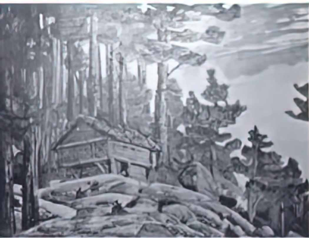 Nicholas Roerich hut in the forest 1912 Art A4 Photo Print