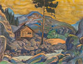 Nicholas Roerich hut in the mountains 1911 Art A4 Photo Print