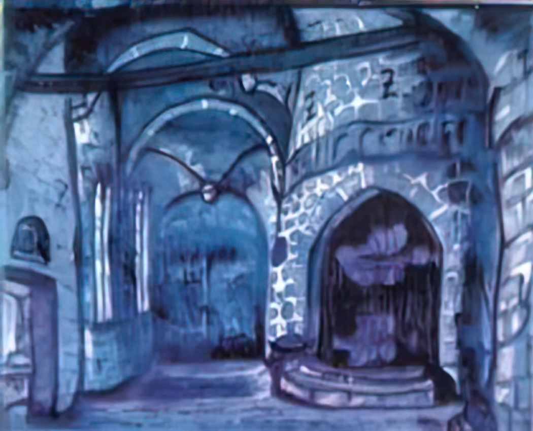 Nicholas Roerich in the nunnery 1914 Art A4 Photo Print