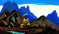 Nicholas Roerich iskander and hermit 1938 Art A4 Photo Print