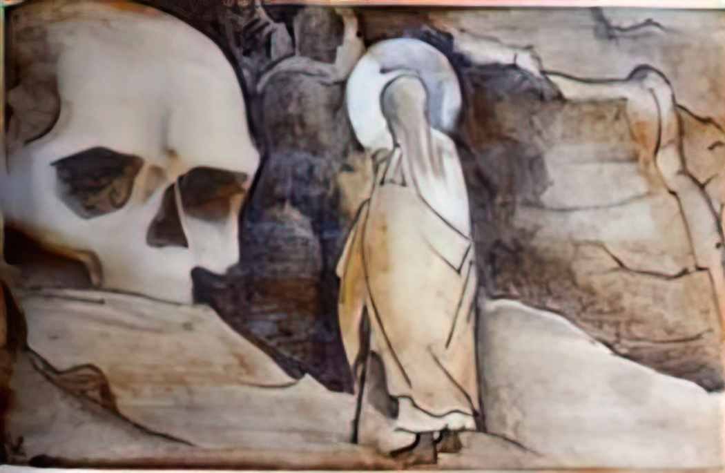 Nicholas Roerich issa and giant s head 1932 Art A4 Photo Print