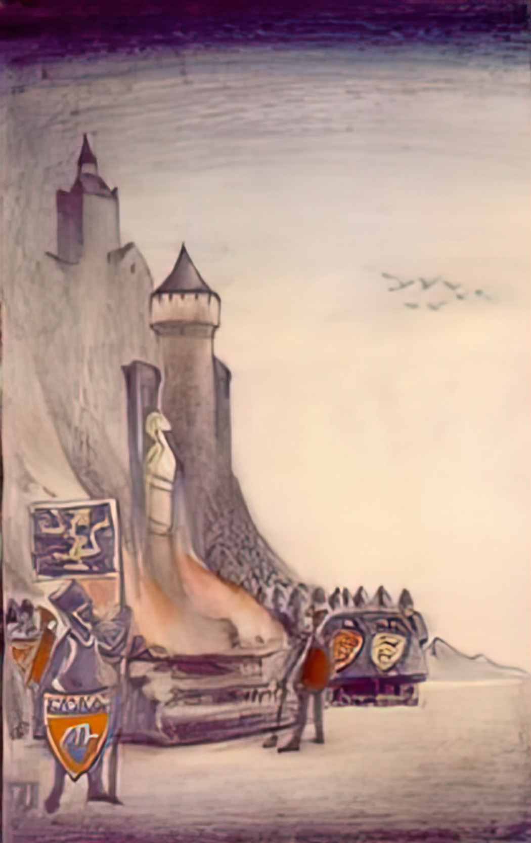 Nicholas Roerich jeanne d arc in the fire 1930 Art A4 Photo Print