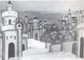 Nicholas Roerich jerusalem 1909 Art A4 Photo Print