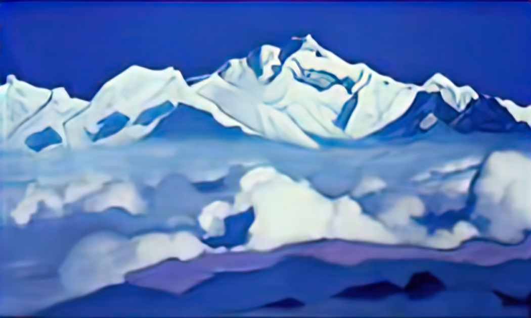 Nicholas Roerich kangchenjunga 1924 2 Art A4 Photo Print