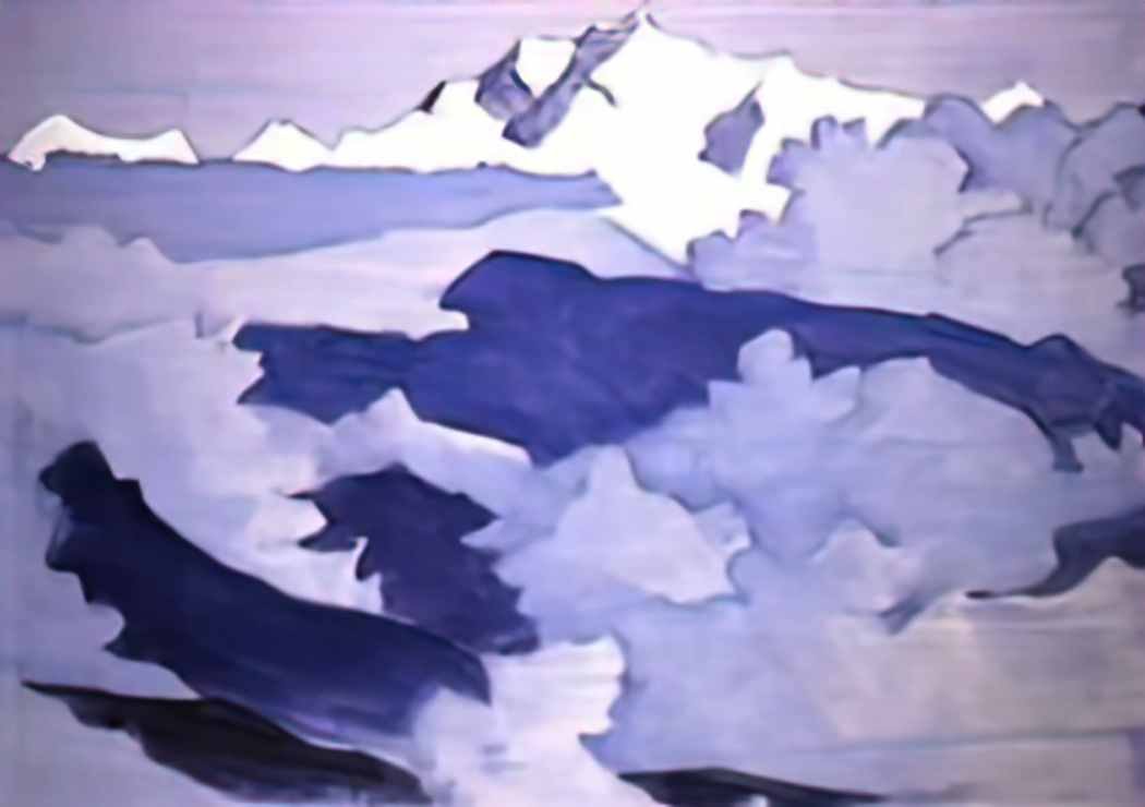 Nicholas Roerich kangchenjunga Art A4 Photo Print