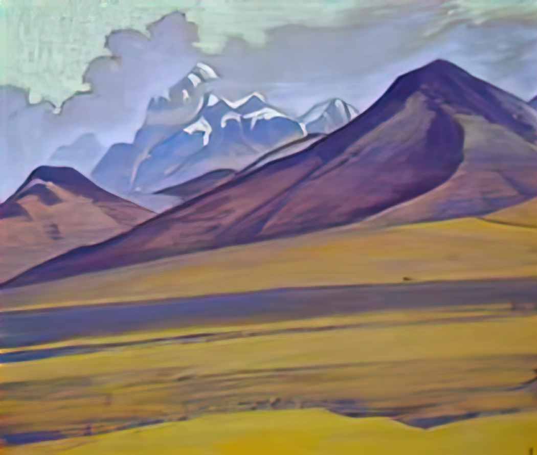 Nicholas Roerich karakoram ridge Art A4 Photo Print