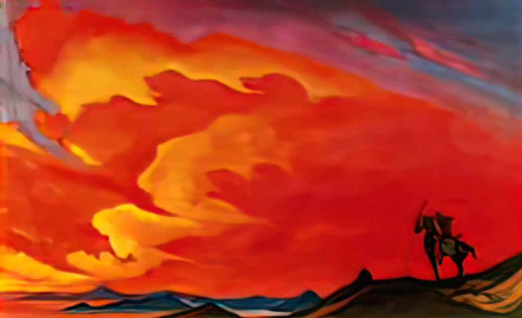 Nicholas Roerich king gesar 1941 Art A4 Photo Print