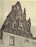 Nicholas Roerich kovno gothic façade 1903 Art A4 Photo Print