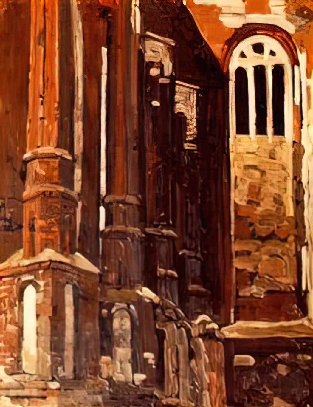 Nicholas Roerich kovno old church 1903 Art A4 Photo Print