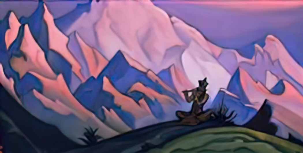 Nicholas Roerich krishna 1946 Art A4 Photo Print